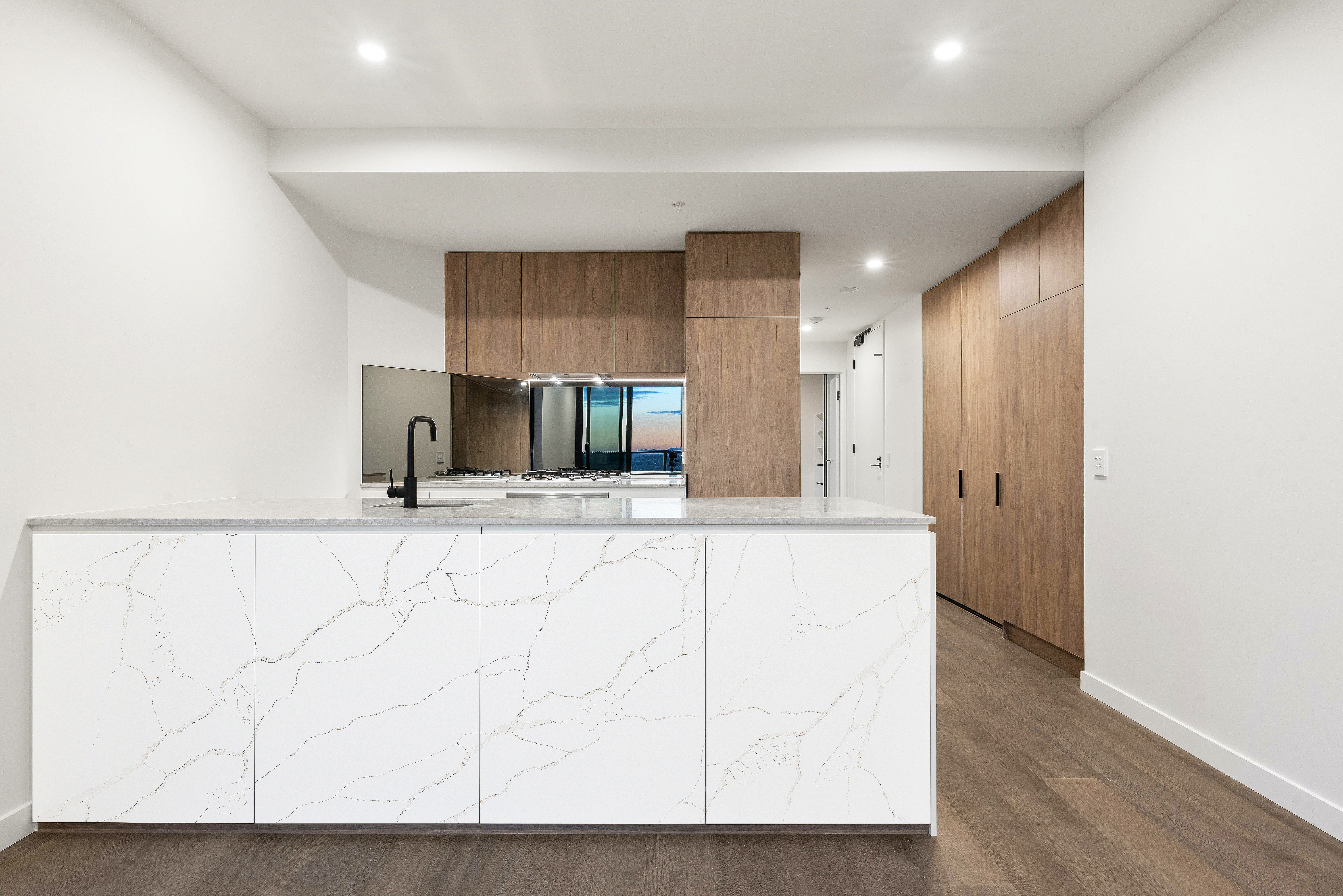 Calacatta witte kunstmatige kwartsplaat