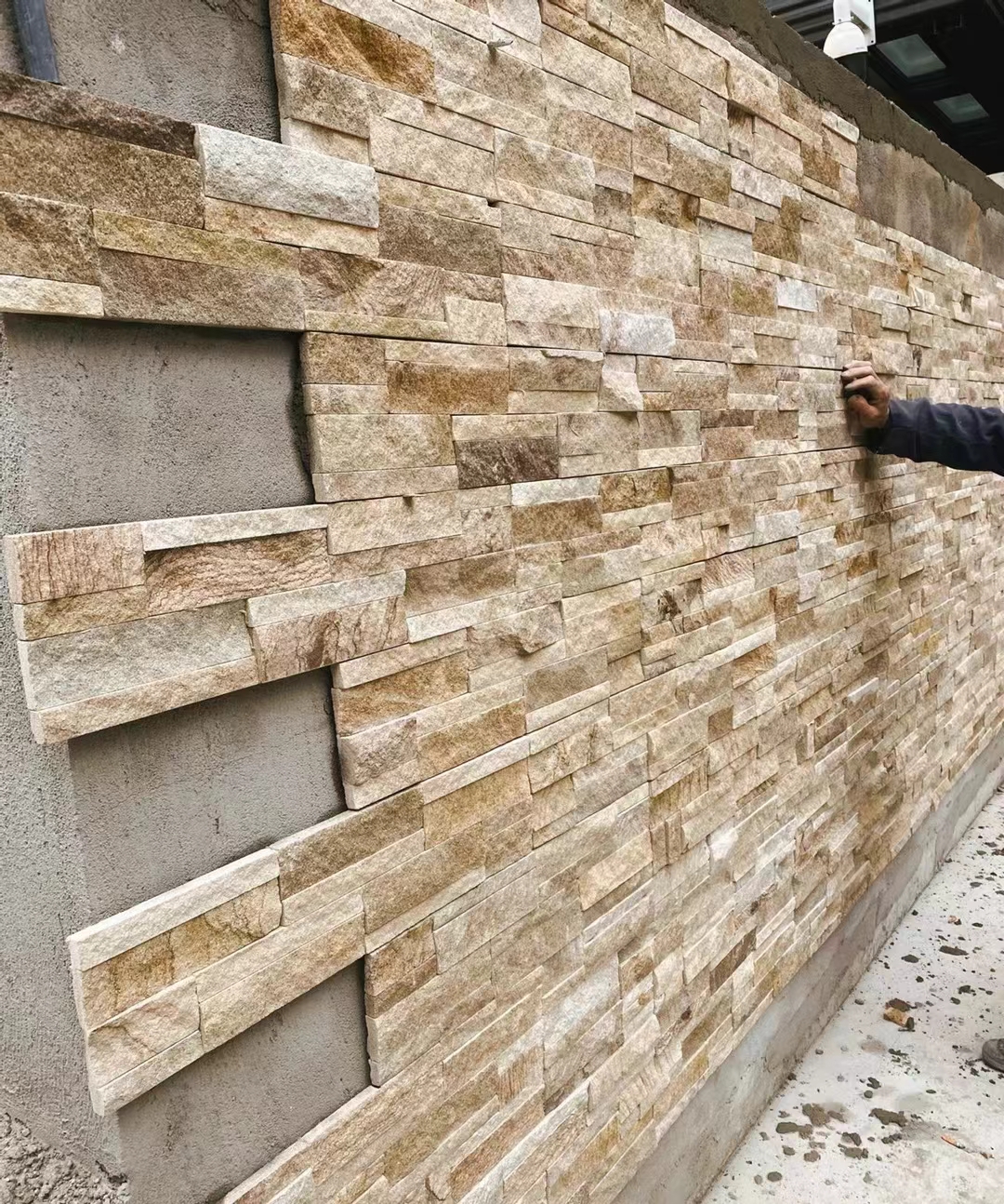 sandstone stacked stone