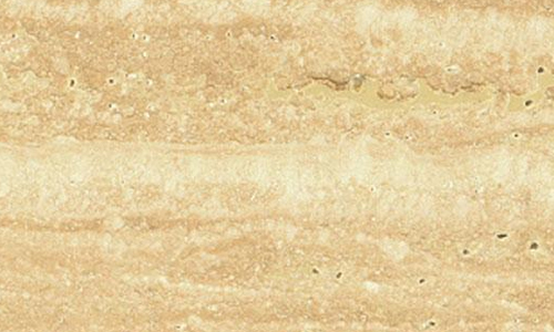 Beige travertin tegels en werkbladen