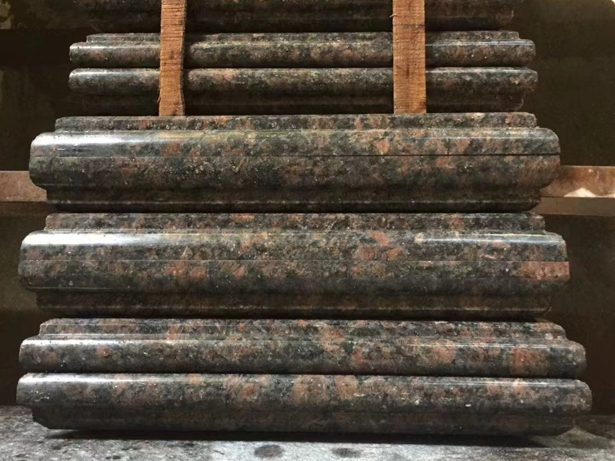 tan brown granite tile