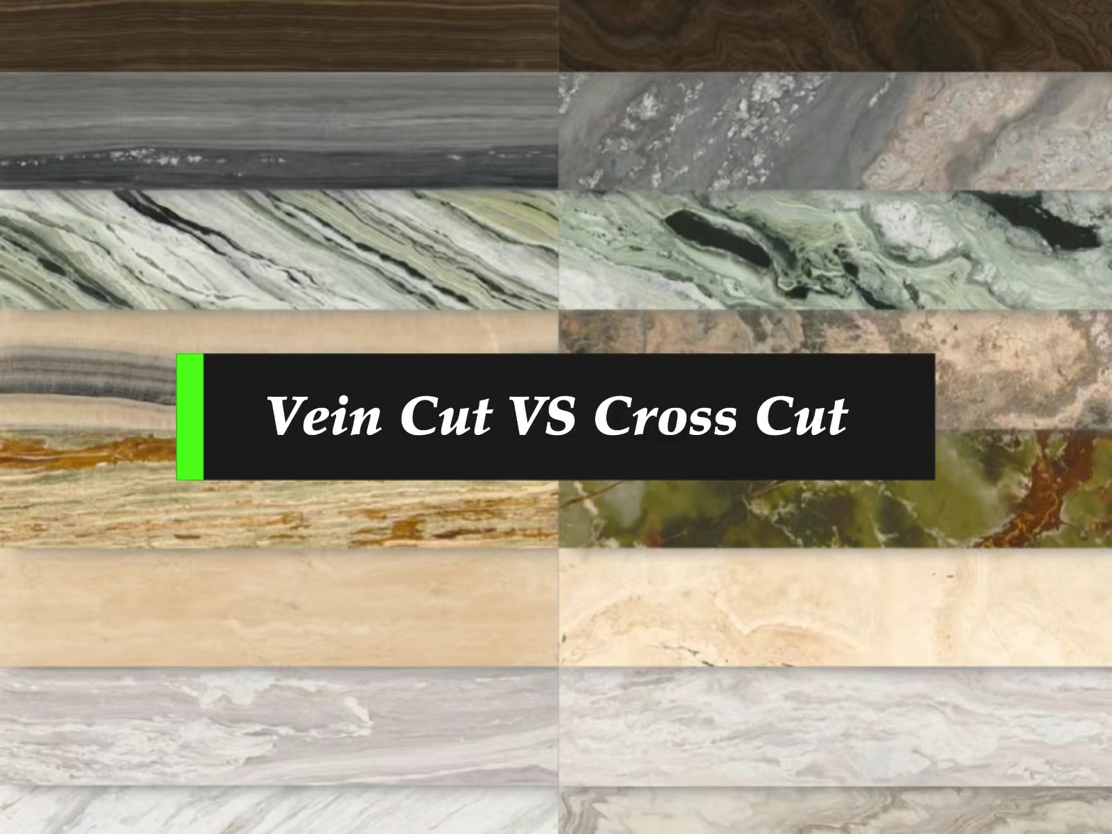The Art of Marble Cutting: Vein Cut vs. Cross Cut