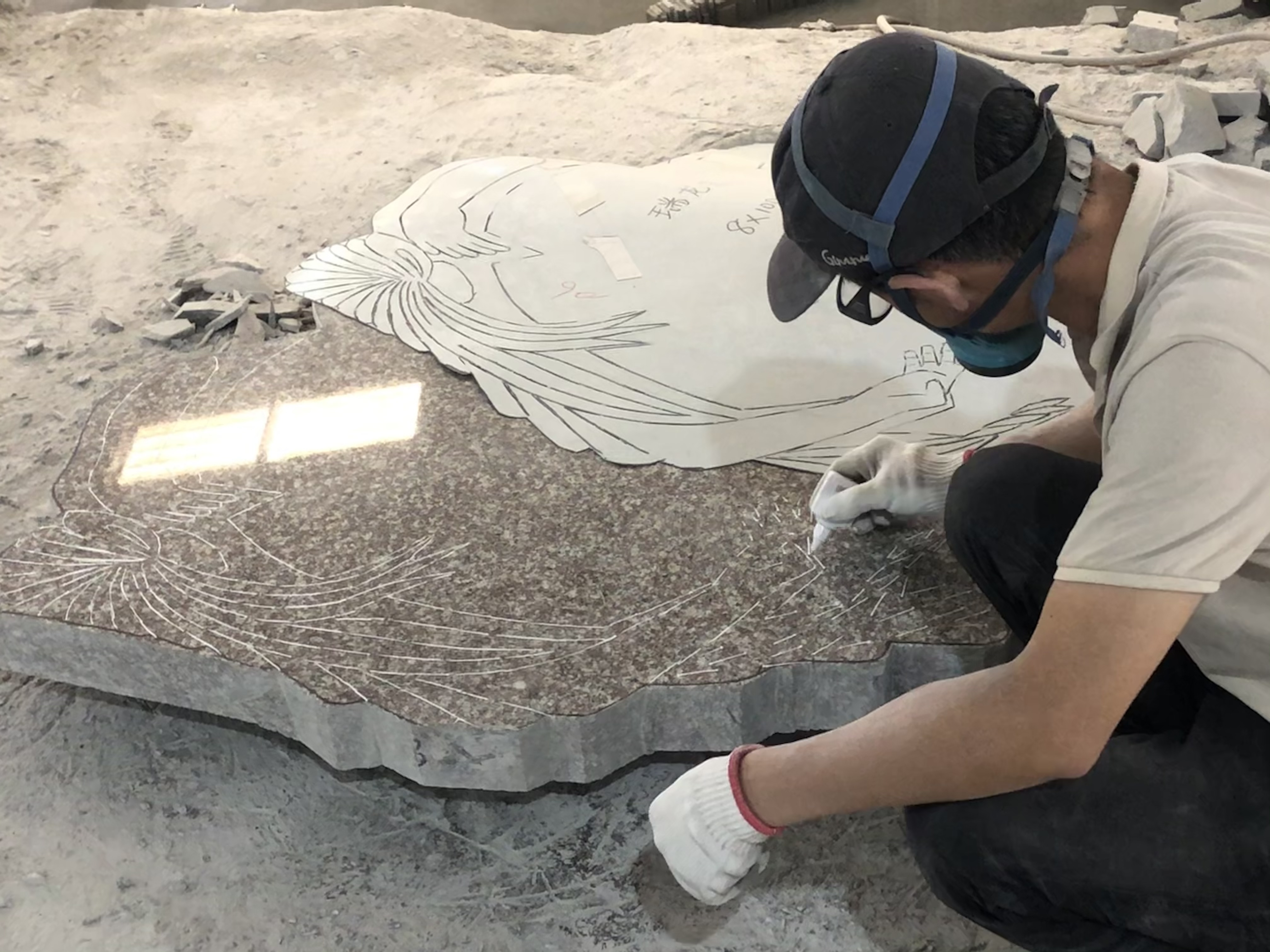 Luoyuan Luna Pearl Granite G664 Slab
