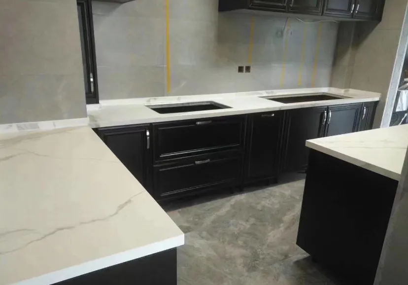 Amazon Green Shiny Polished Sintered Stone Slab