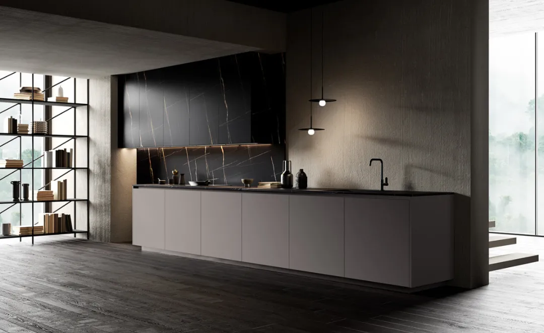 Azul Macaubas Shiny Polished Sintered Stone Slab