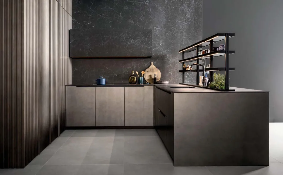 Azul Macaubas Shiny Polished Sintered Stone Slab