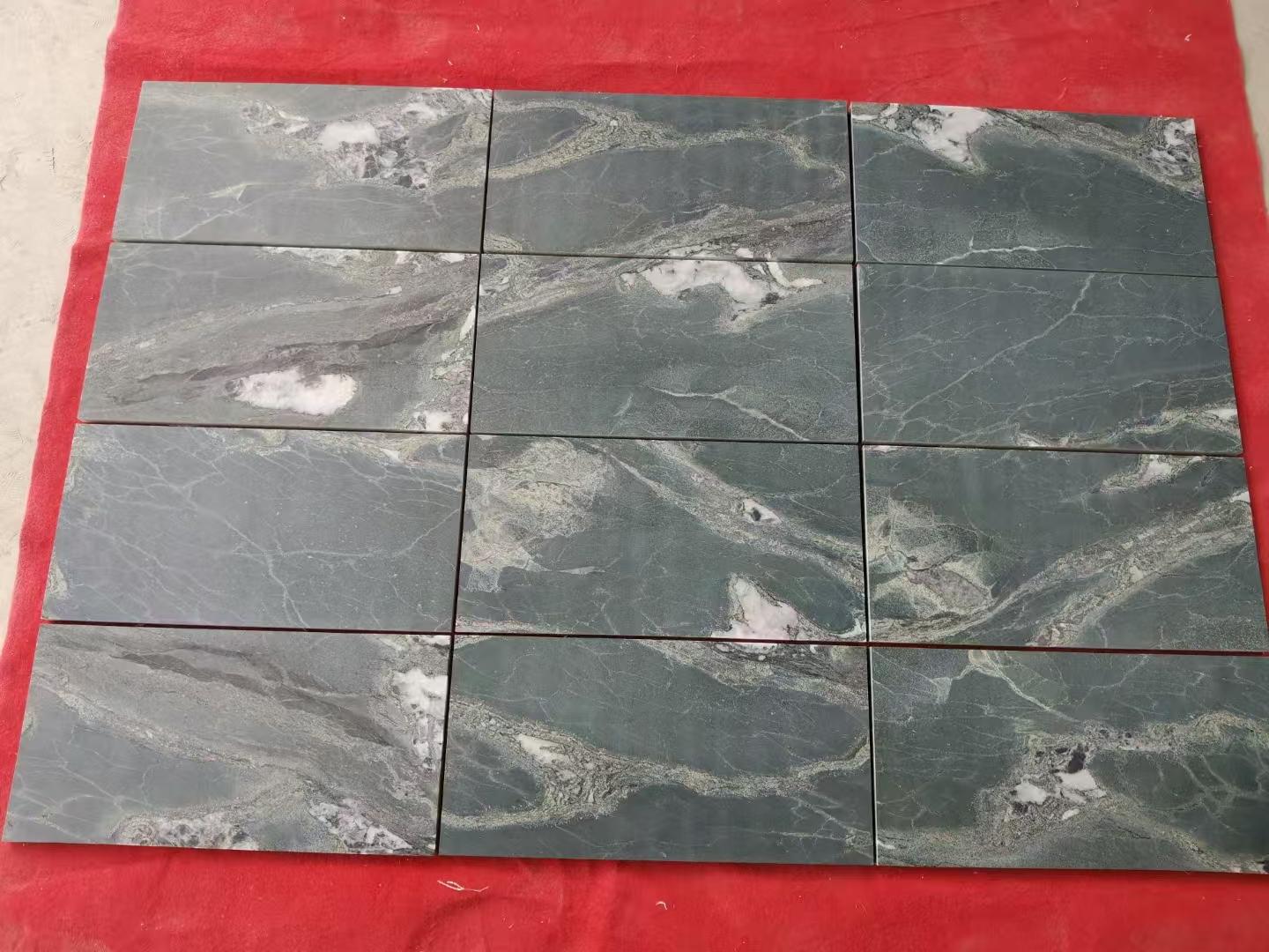 Lotusgroene marmeren platen en tegels