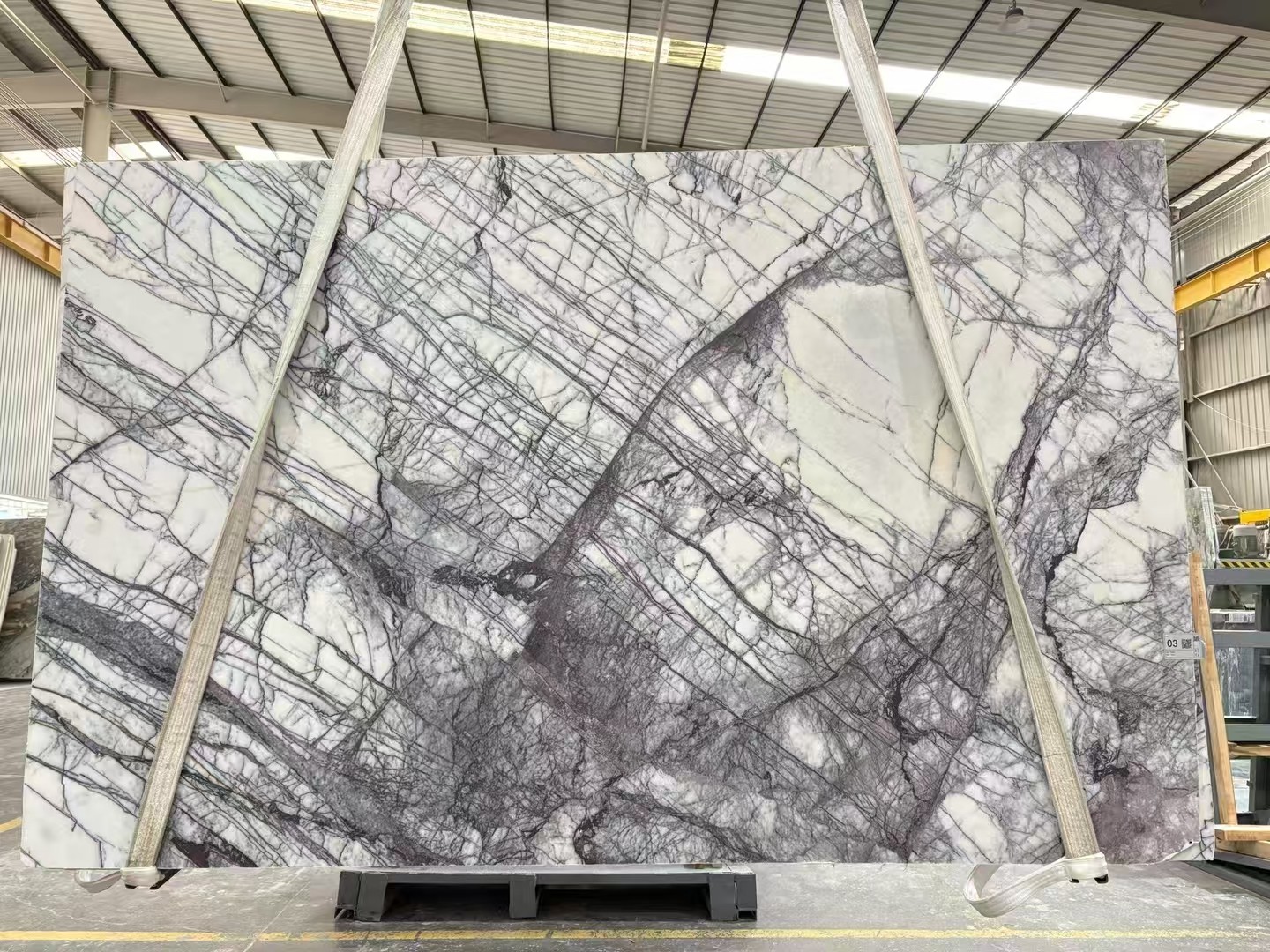 ILAC White Marble Slabs