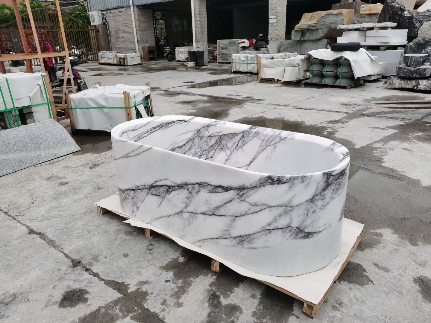 ILAC White Marble Slabs