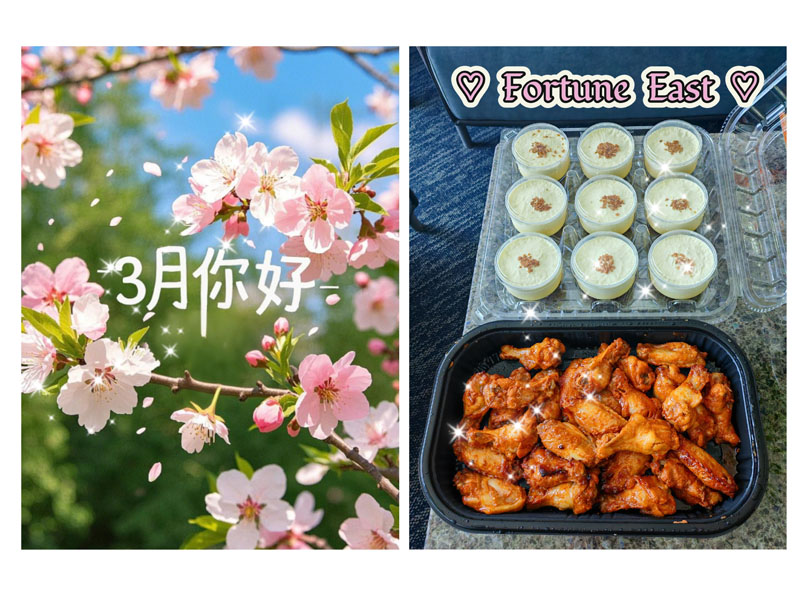 Winter Turns To Spring, Perfect With Delicious Pudding Chicken Wings!