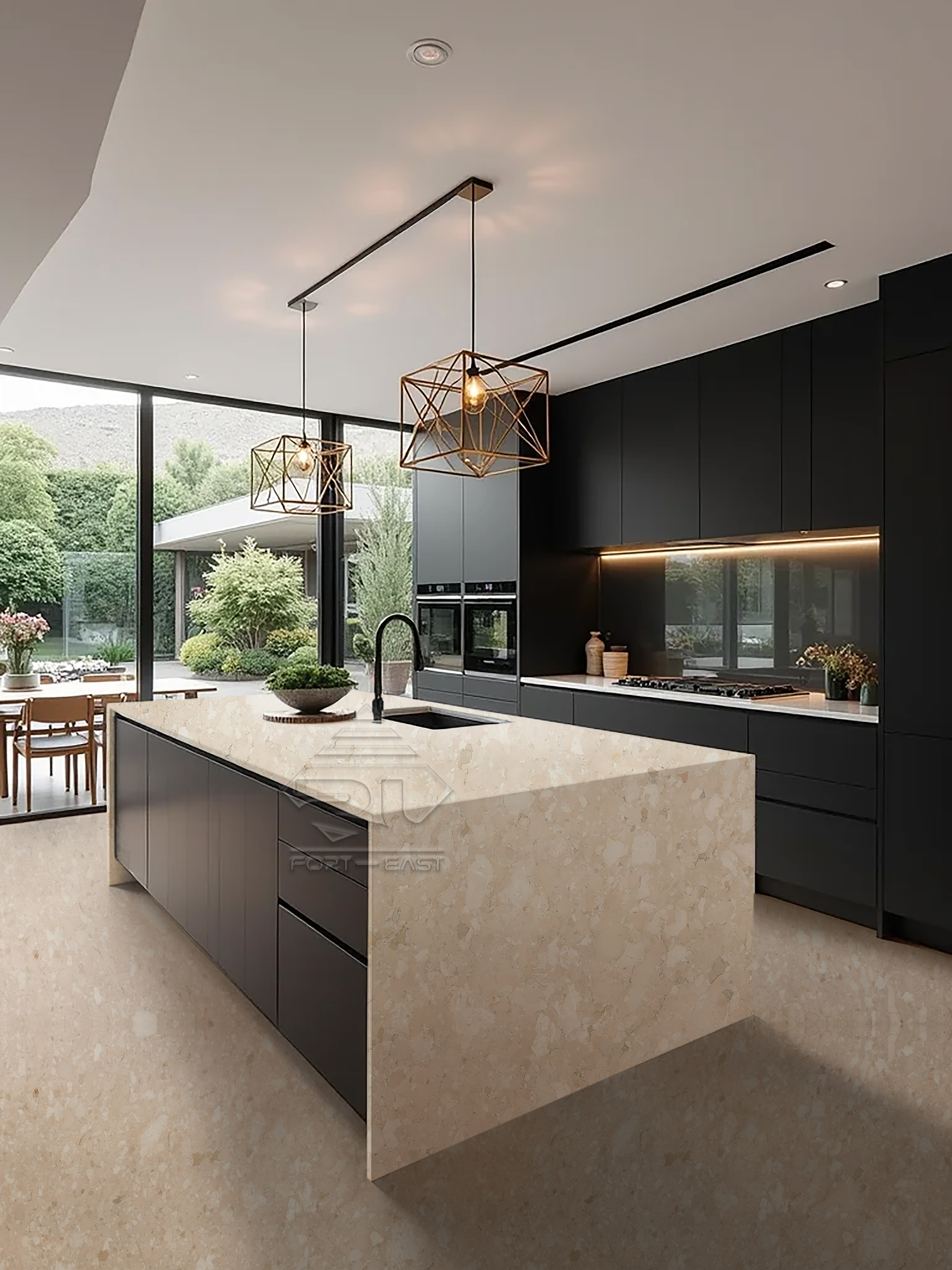 Universal Beige Marble: Timeless Elegance for HighEnd Commercial & Hospitality Projects