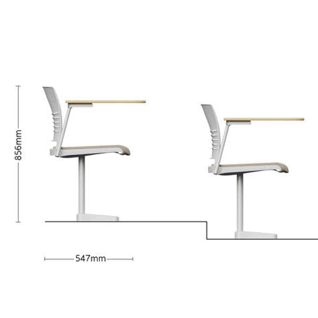 University Lecture Room Desk And Chair