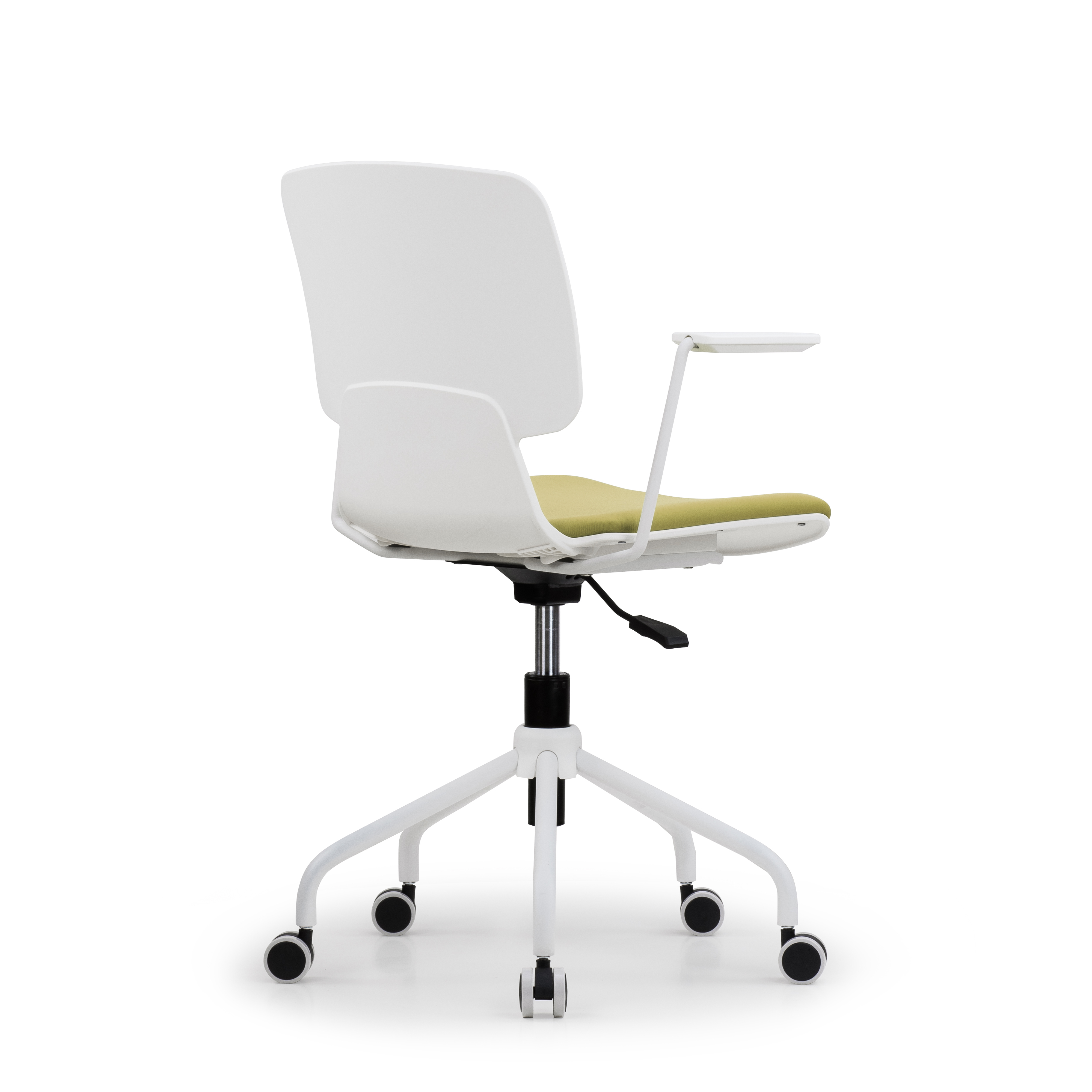 Armrest teacher chair with swivel caster