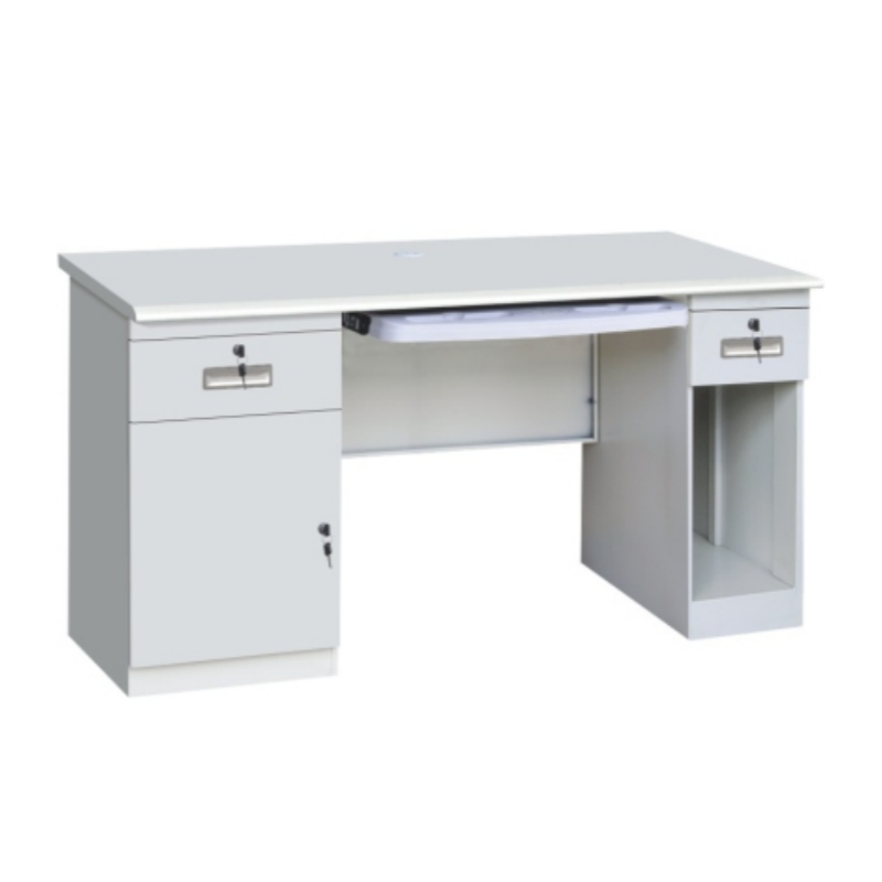 Fashionable and simple office furniture white writing desk