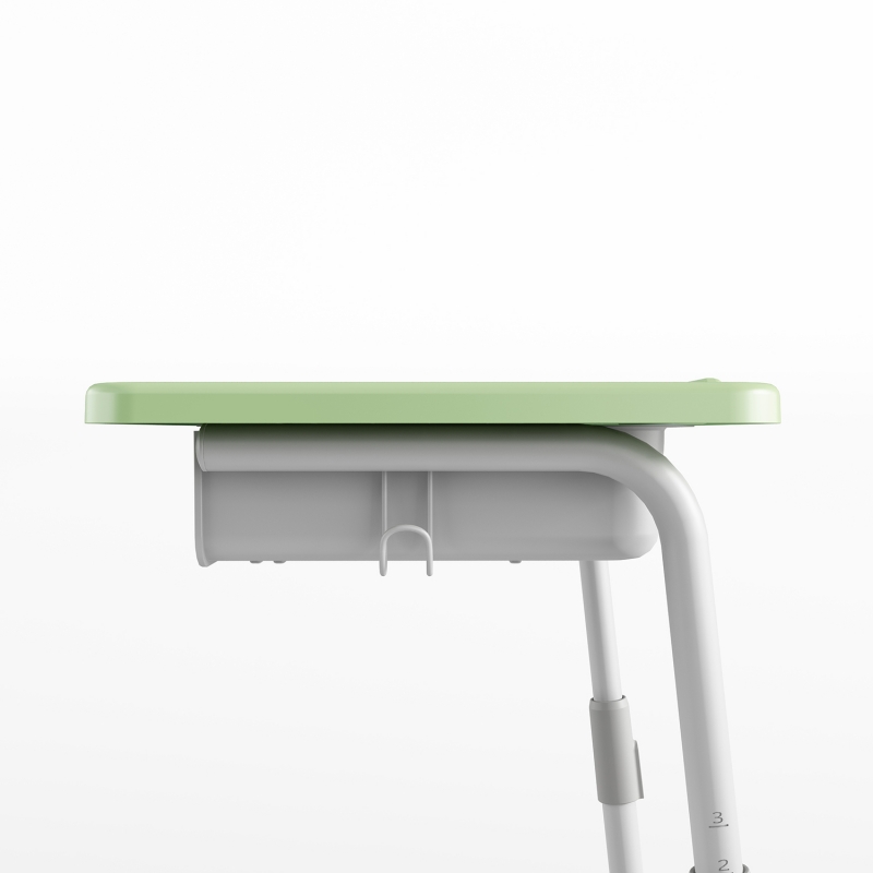 Modern school desks equipped with adjustable height class furniture