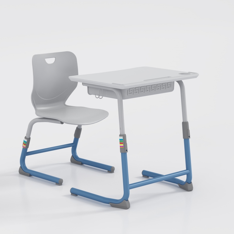 School Furniture Student Single Seat Adjustable Desks