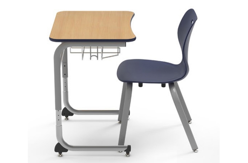 School desks and chairs