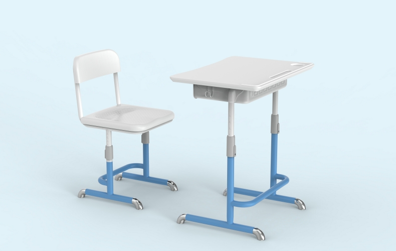 School desks and chairs