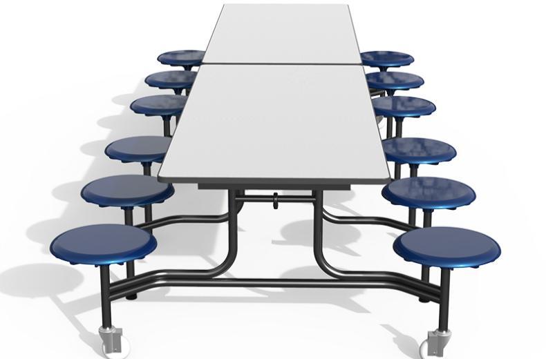 School desks and chairs