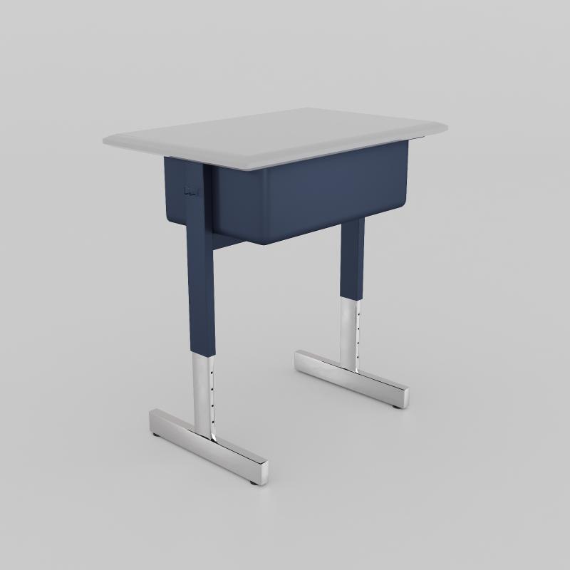 Modern school furniture Single-seat adjustable desk for students