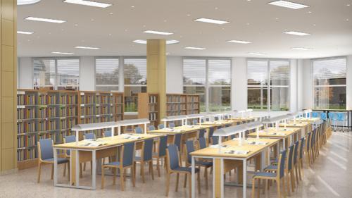 American School Reading Room Bord- och stolprojekt