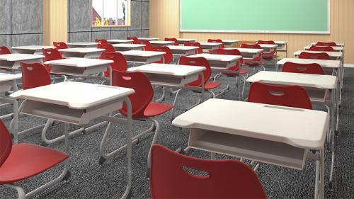 American School Project Ergonomics Skrivbord och stolar