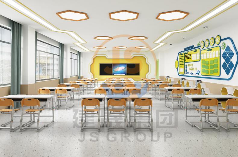 School desks and chairs