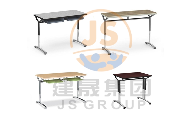 Elektriga kaetud lauad ja toolid Ameerika koolides