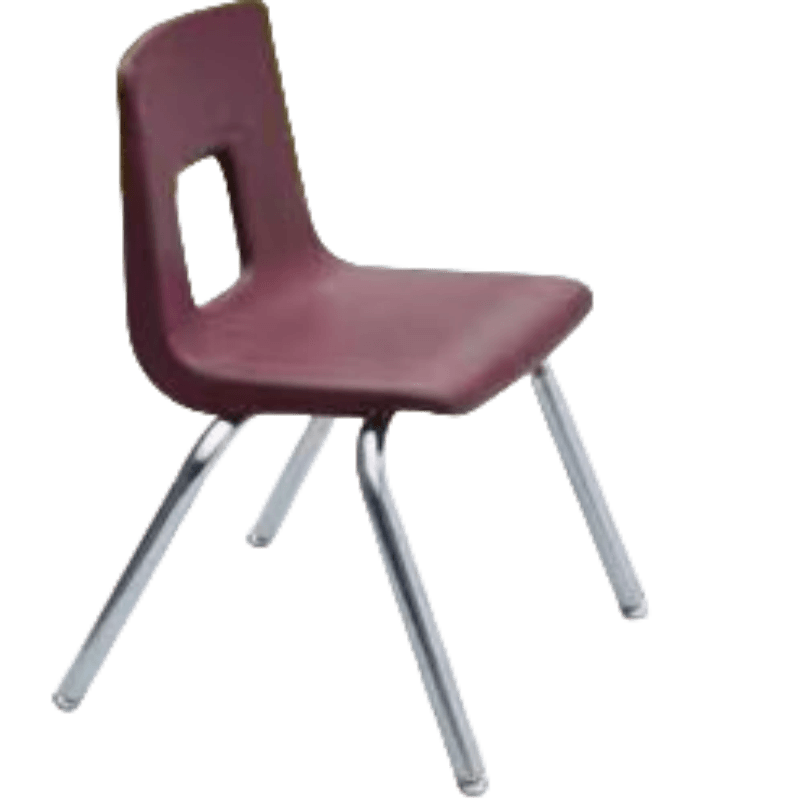 Stylish and beautiful student chairs in electroplated material