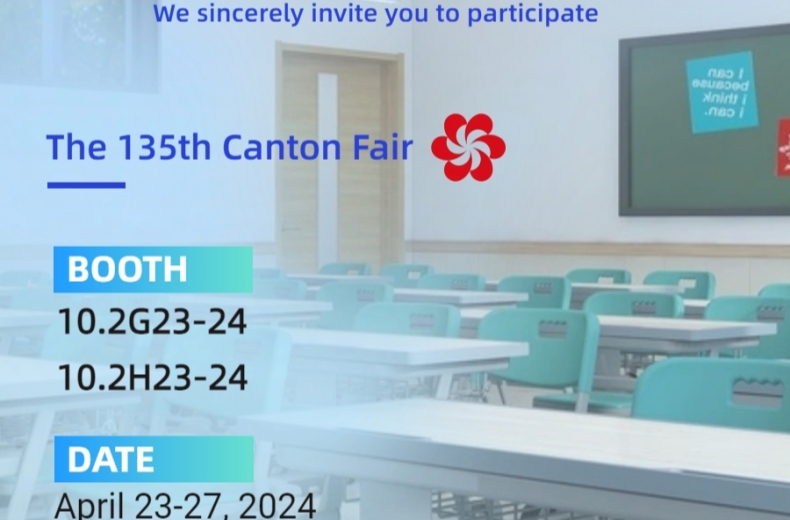 istudy School Furniture Group är på väg att delta i den 135:e Spring Canton Fair. istudy School Furniture Group är på väg att delta i den 135:e Spring Canton Fair.