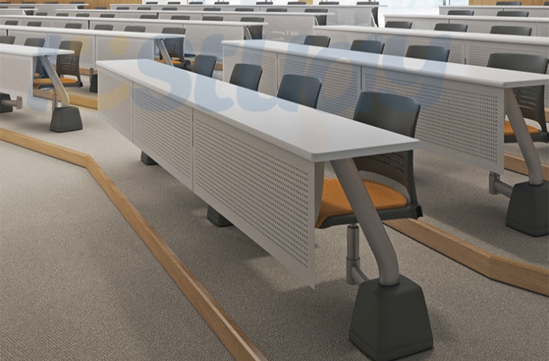 desks and chairs