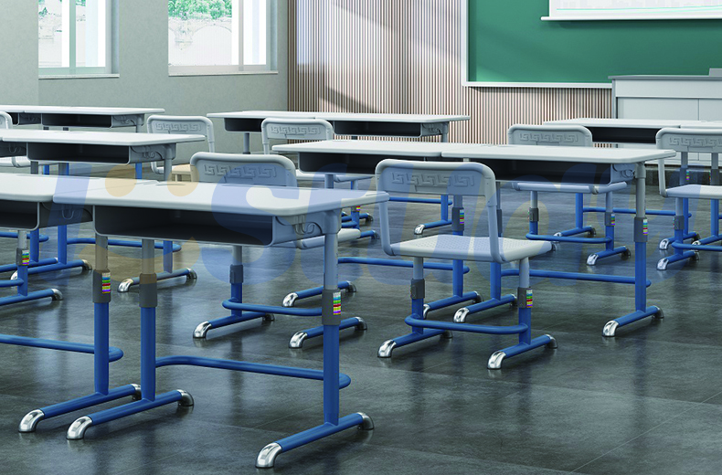 plastic school chairs with desk