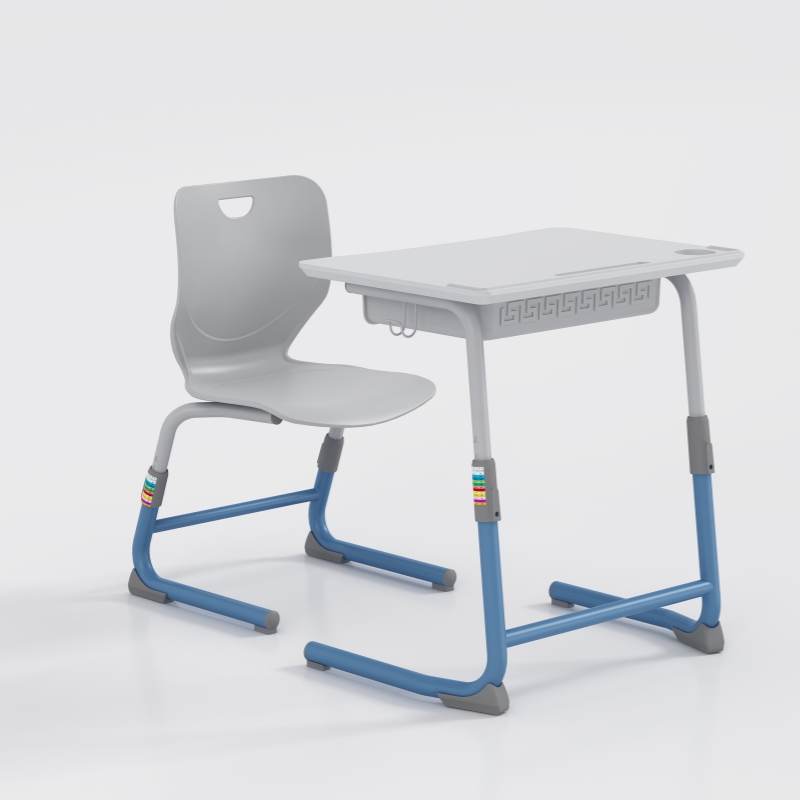 school chair and table