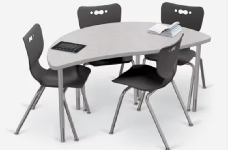 Armless school chairs