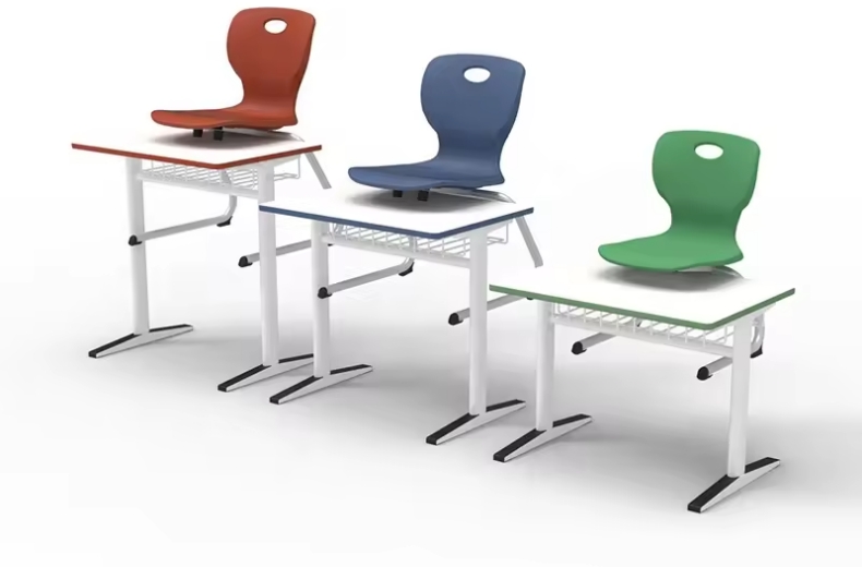 Electroplated desks and chairs