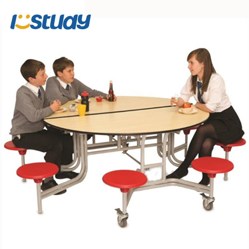 Förvandla ditt utrymme med ISTUDYs innovativa runda hopfällbara matbord och stolar Förvandla ditt utrymme med ISTUDYs innovativa runda hopfällbara matbord och stolar