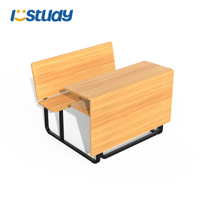 Wooden Student Classroom Bench Desk