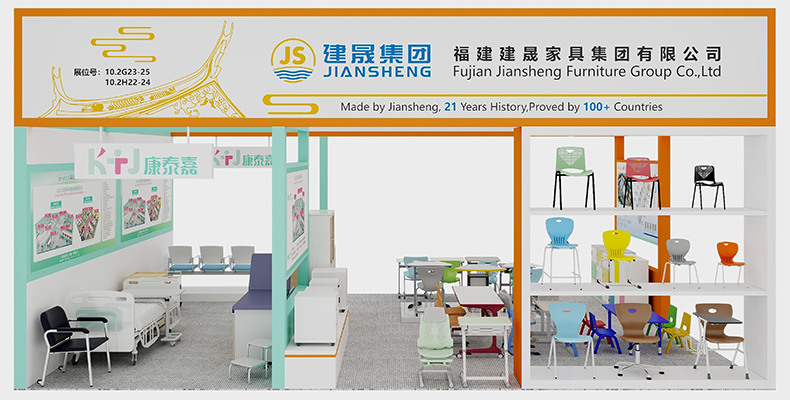 Student desks and chairs