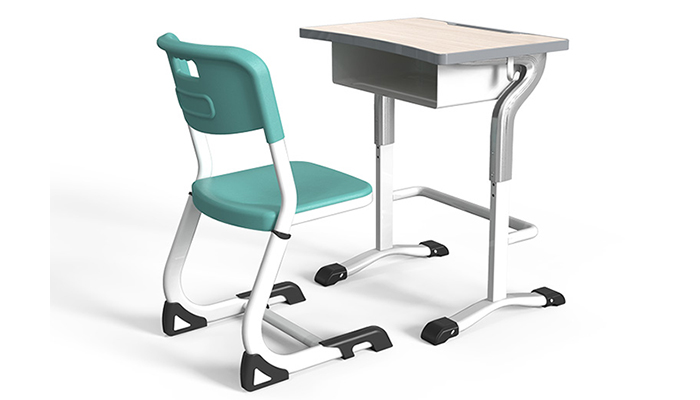 student desk and chair