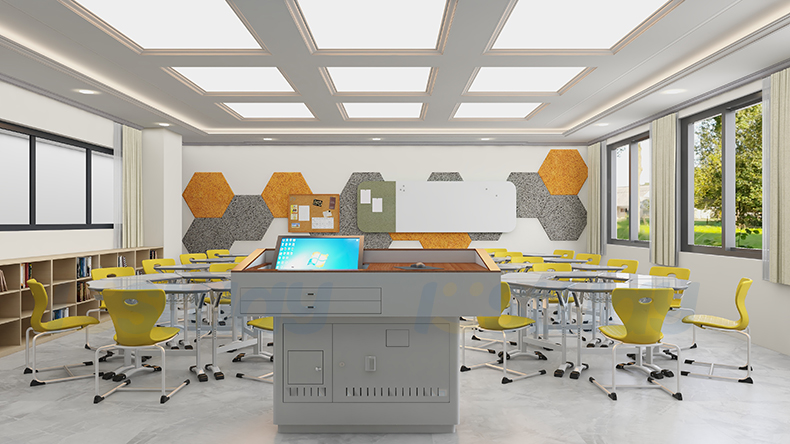 combined desk and chair