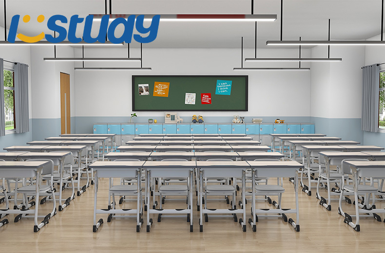 Barns hälsosamma lärande börjar med en uppsättning lämpliga Istudie-klassrumsbord och stolar