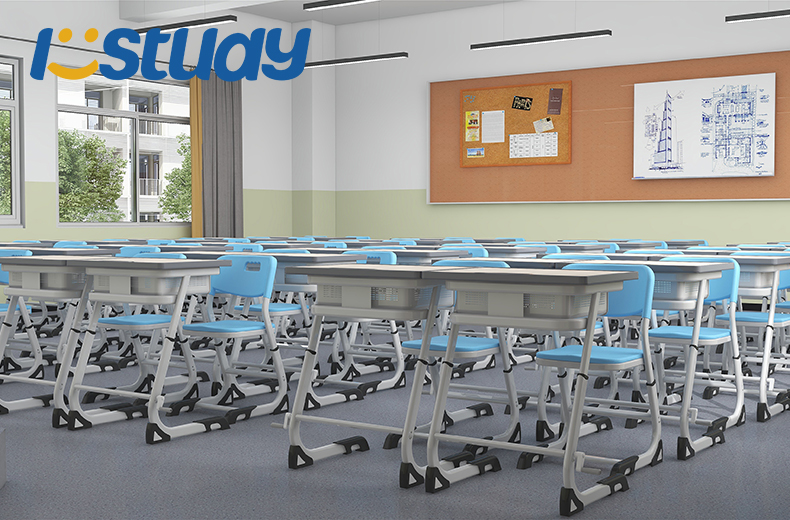 Istudy klassrumsskrivbord och stolar: en lärandepartner med både komfort och funktionalitet