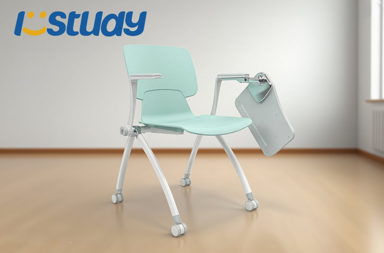 Istudy-märket: Innovativ design av studentstol med skrivblock och klassrumsrevolution