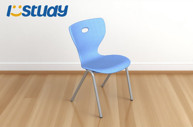 ISTUDY Plast Studentstol: Noggrant utformad för varje sittställning för studier