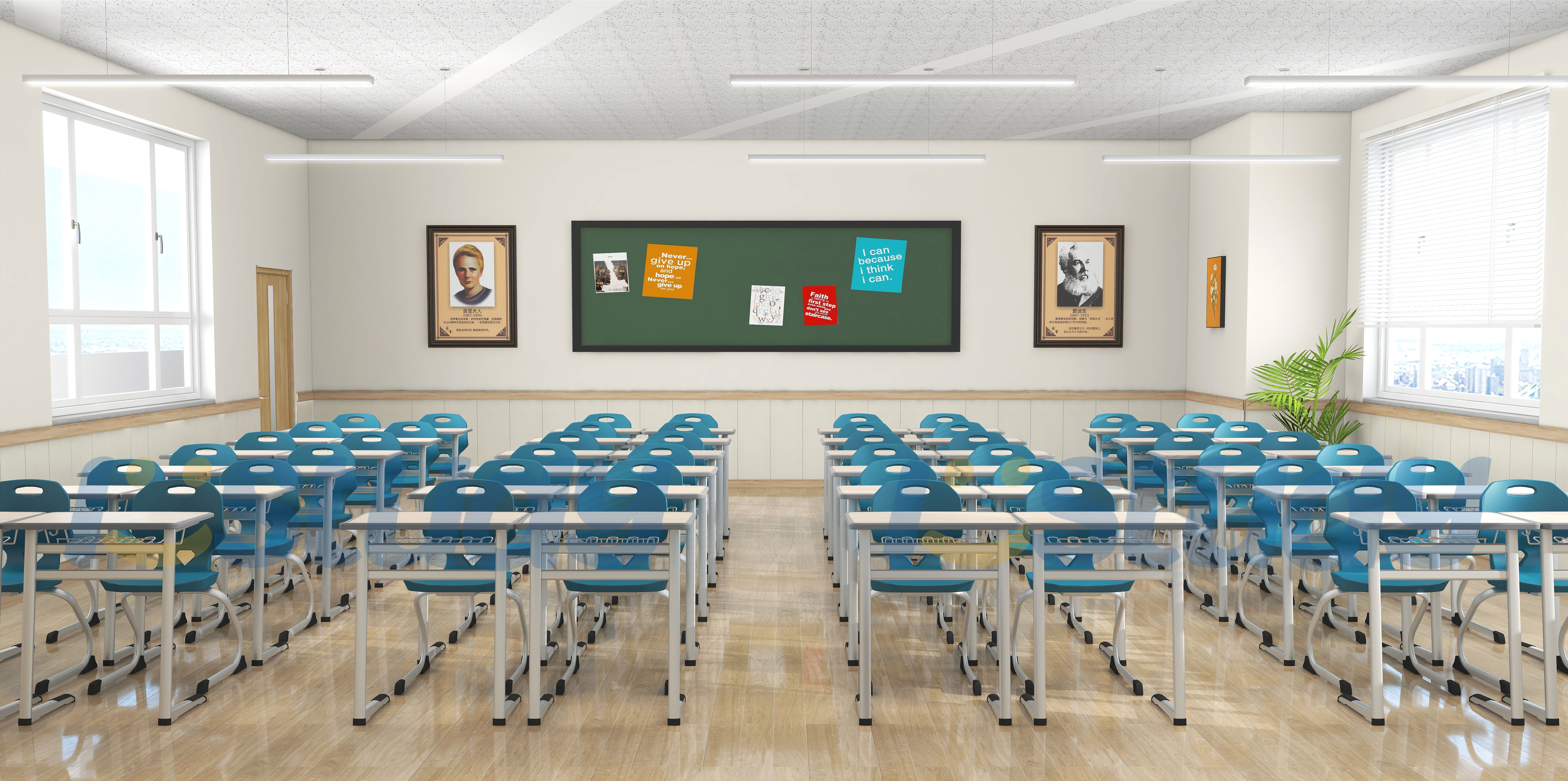 Classroom desk