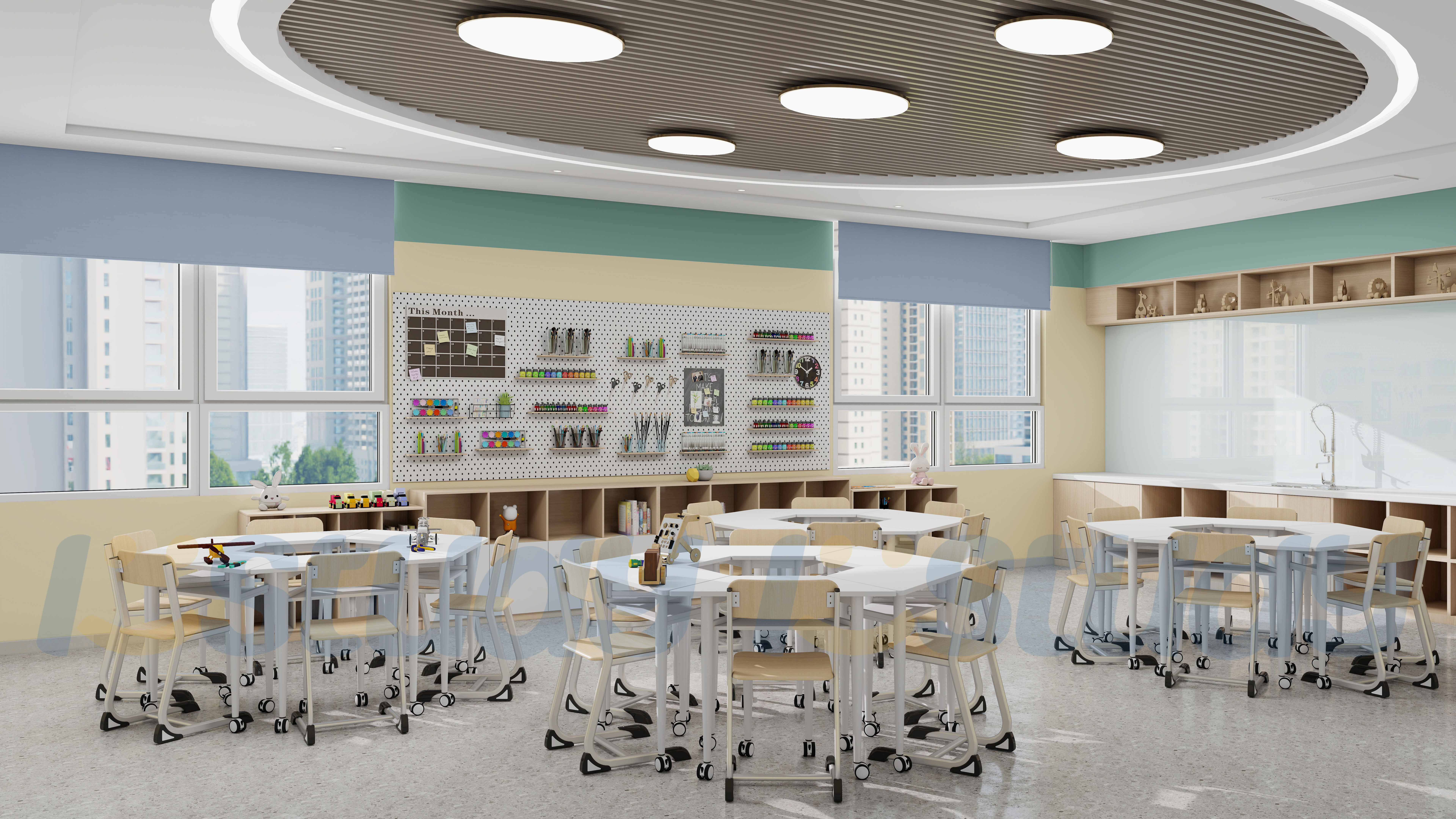 Classroom desk