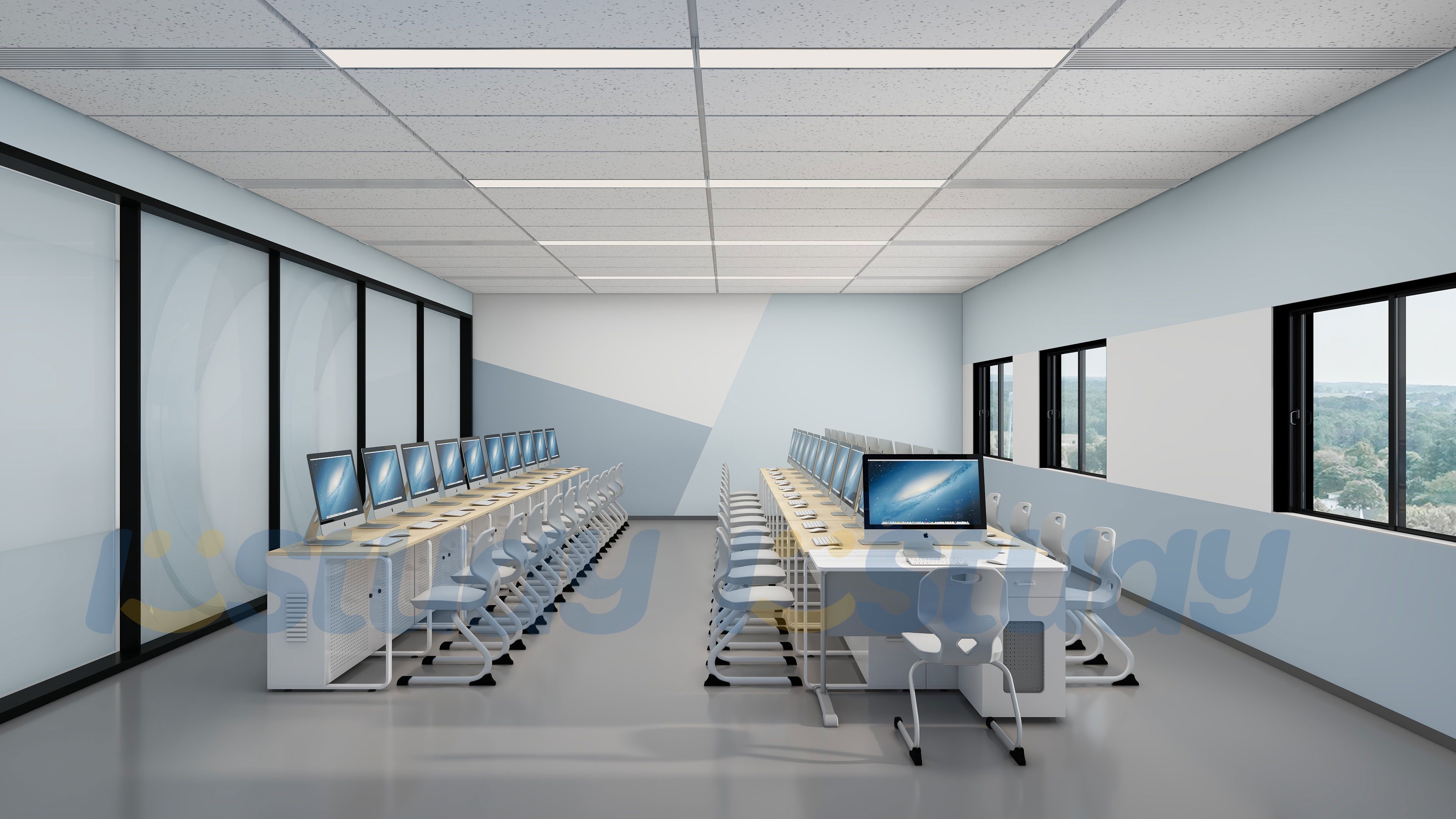 School classroom seats