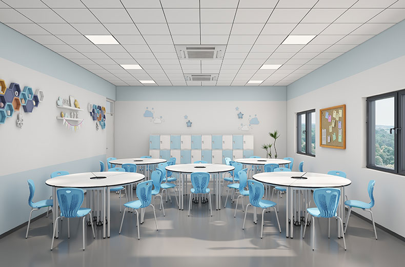 Psychologie barev ve vzdělávání: Nábytek pro optimální učení