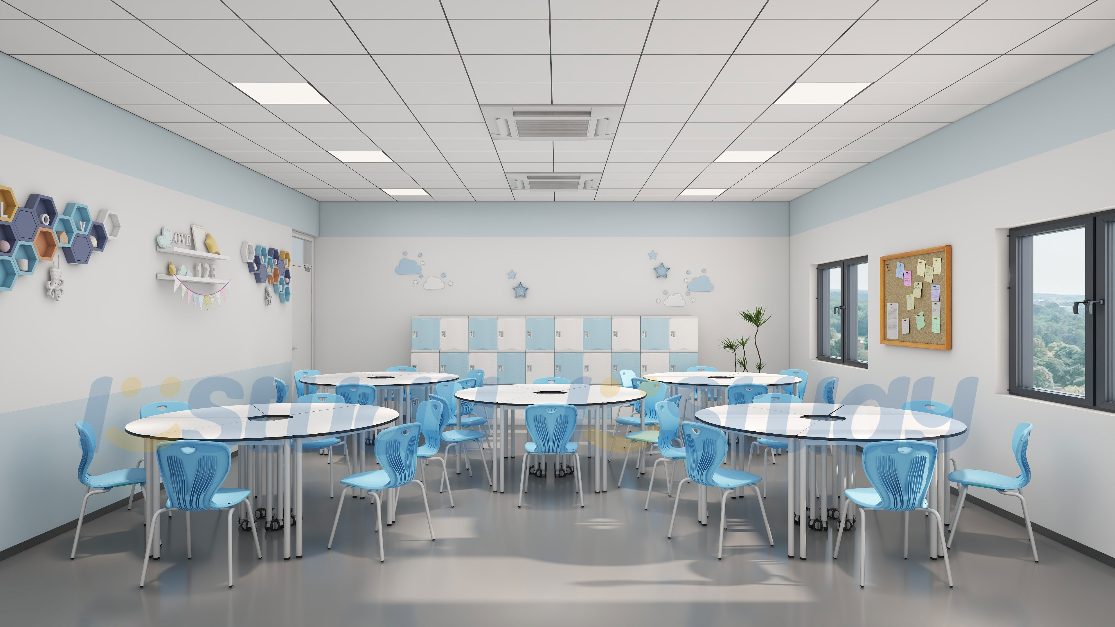 Furniture for school classroom spaces