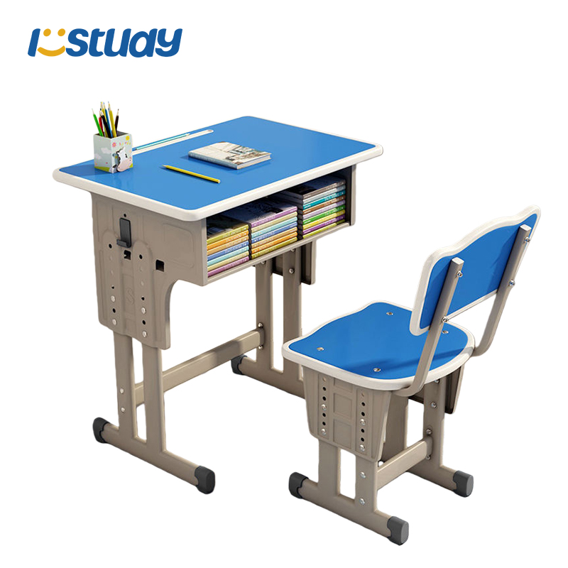 Einzelner Schülertisch und Stuhl für das Klassenzimmer Einzelner Schülertisch und Stuhl für das Klassenzimmer