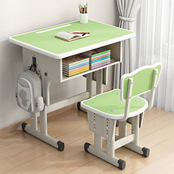 classroom desk and chair set